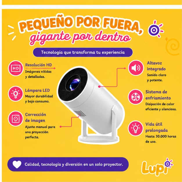 Proyector Portátil Smart