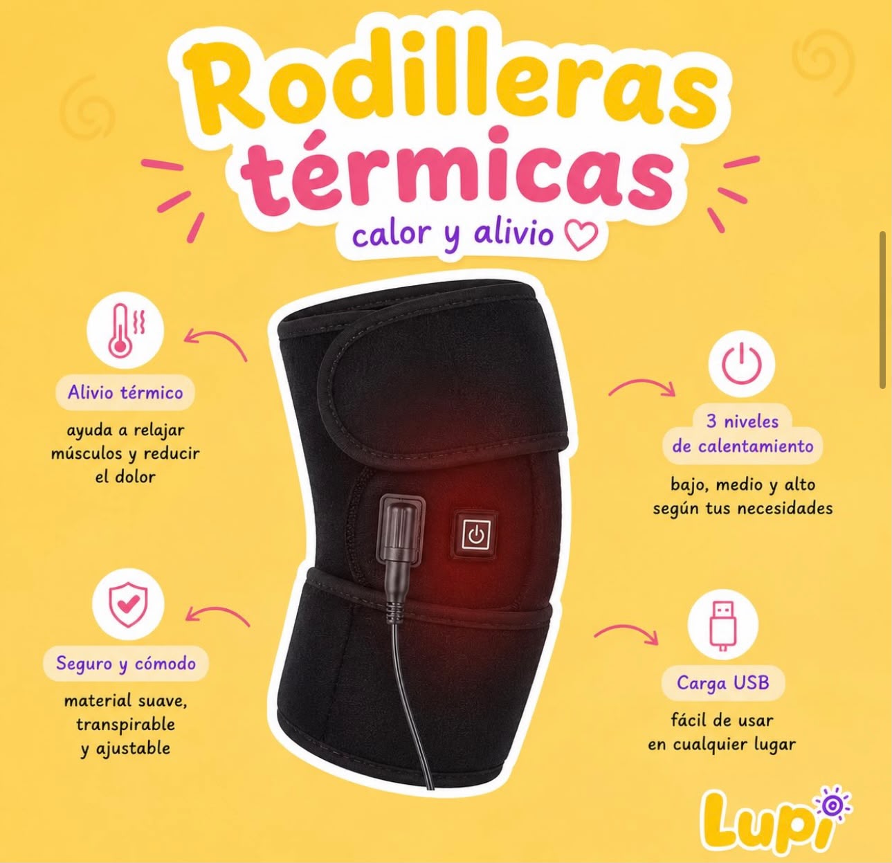 Rodilleras Térmicas Ajustables