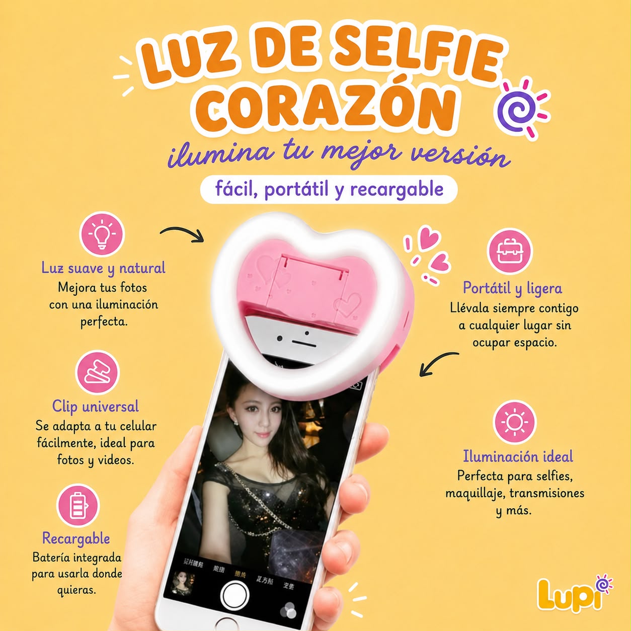 Aro De Luz Para Celular