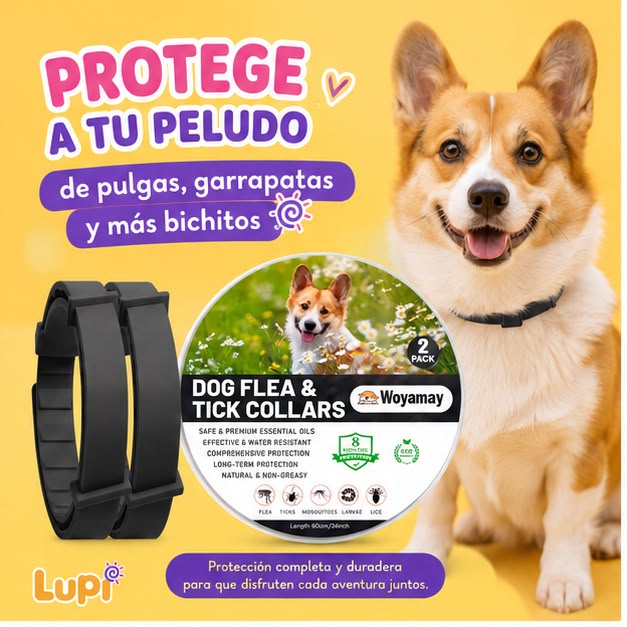 Collar  para Perros y Gatos  Anti-pulgas