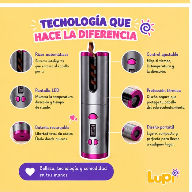 RIZADORA DE CABELLO AUTOMATICA