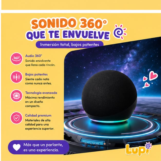 Parlante Inteligente Smart Bass Touch