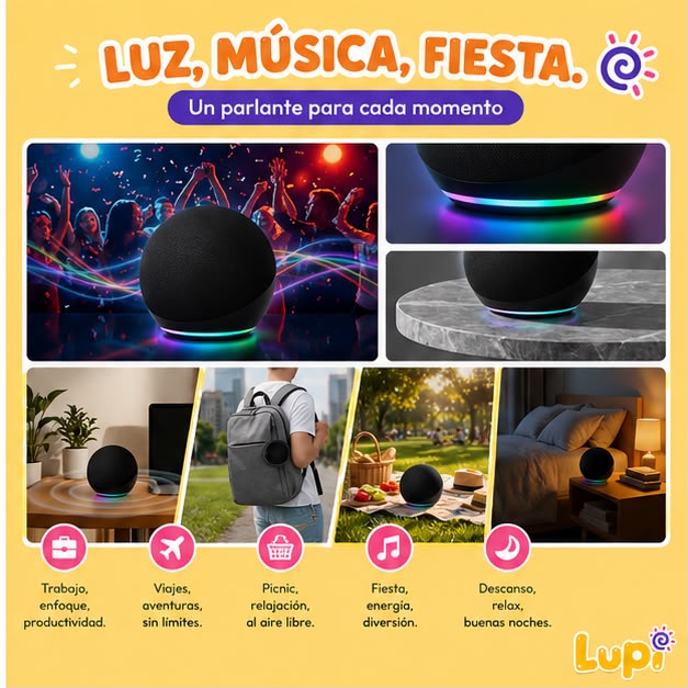 Parlante Inteligente Smart Bass Touch
